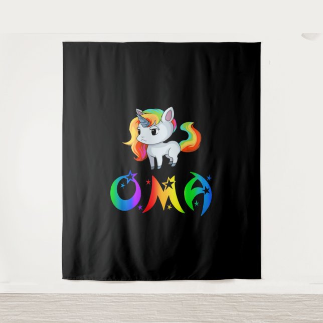 Tapete De Parede Oma Unicorn (Frente)