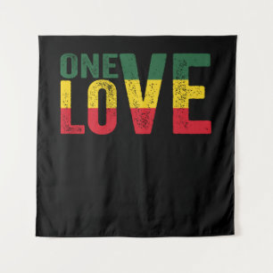 Tapete De Parede One Love Jamaican Rasta Reggae