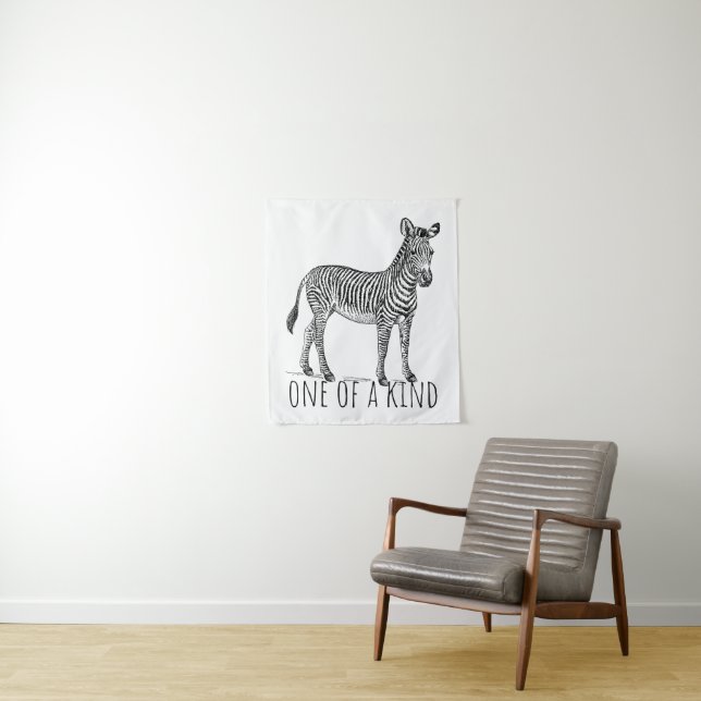 Tapete De Parede One Of A Kind Unique Zebra (In Situ)