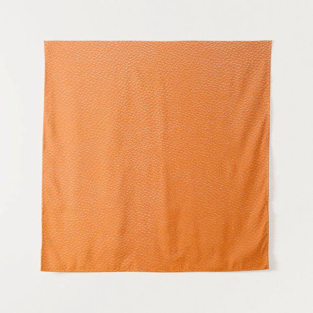 Tapete De Parede Orange leather pattern texture backgroundleather,t (Frente)