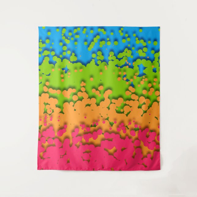 Tapete De Parede Orgulhos Panromântico Groovy Retro Bubbly Trippy F (Frente)