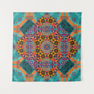 Tapete De Parede Ornamentado Oriental: Decor Verde de Luxo.