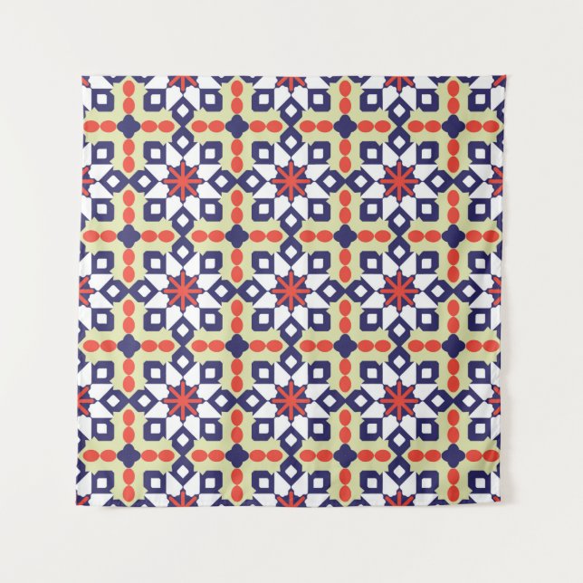 Tapete De Parede Ornamento de Padrão Clássico,Patterno Geométrico S (Frente)
