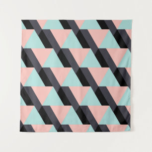 Tapete De Parede Ornamento Etnico Geométrico Sem Costura