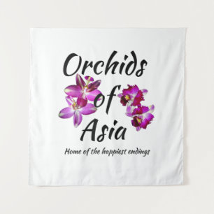 Tapete De Parede Orquídeas da Ásia