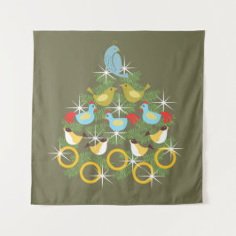 Tapete De Parede os 12 dias de Natal