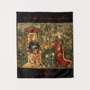 Tapete De Parede Os dois crivos da rainha do renascimento de Sheba