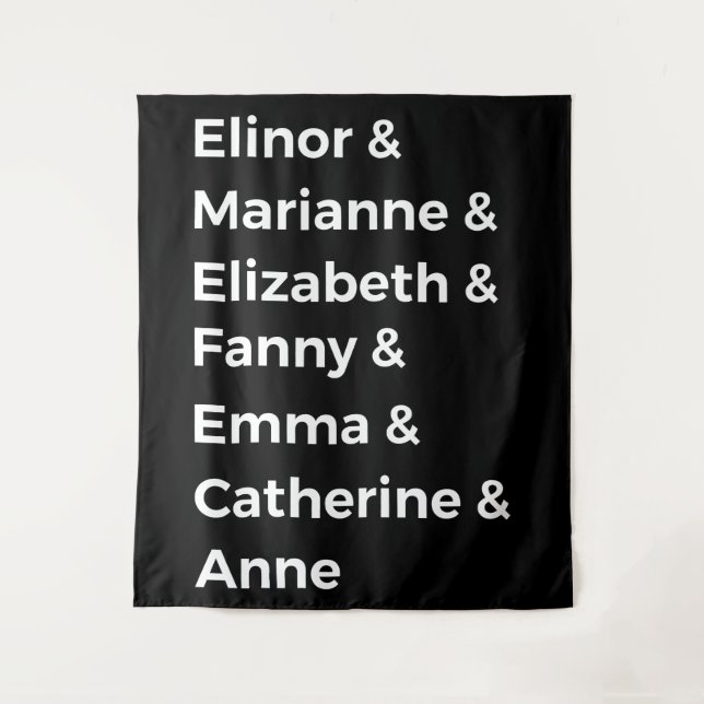 Tapete De Parede Os Heroínas de Jane Austen I (Frente)