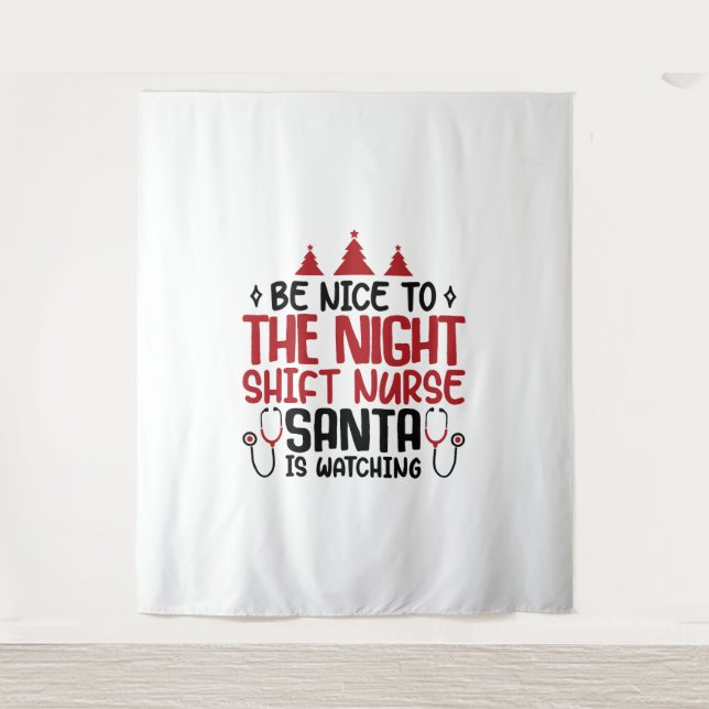 Tapete De Parede Os Papais noeis De Enfermeira Do Turno Noturno Est (Frente)