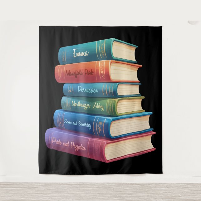 Tapete De Parede Os romances VIII de Jane Austen (Frente)