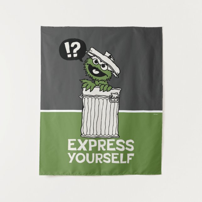 Tapete De Parede Oscar, o Grouch Expresse-se (Frente)