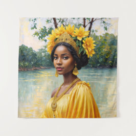 Tapete De Parede Oshun African Goddess Orisha Art
