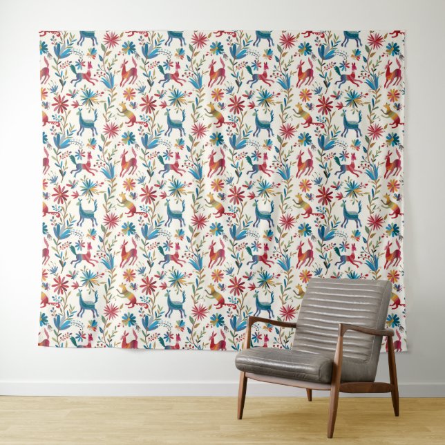 Tapete De Parede Otomi Inspirou Design (In Situ (Horizontal))