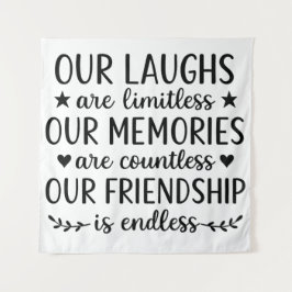 Tapete De Parede Our Laughs Are Limitless Friendship Quote