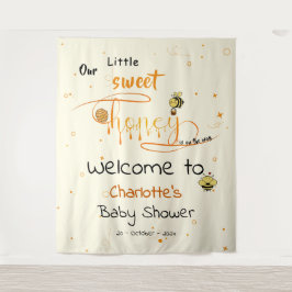 Tapete De Parede Our Little Sweet Honey Is On The Way Baby Shower