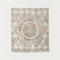 Ouro do Pastel de Sri Yantra/Sri Chakra