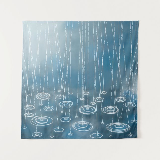 Tapete De Parede Outra Pintura Do Dia De Chuva (Frente)