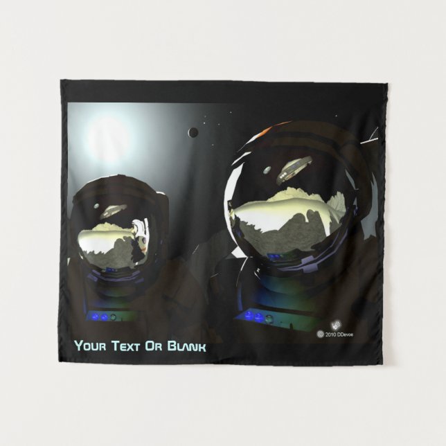 Tapete De Parede OVNI de Visitantes Inesperados (Frente (Horizontal))