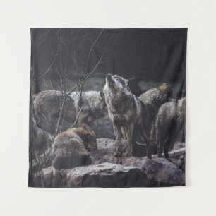 TAPETE DE PAREDE PACOTE WOLF NA FORMAÇÃO ROCK