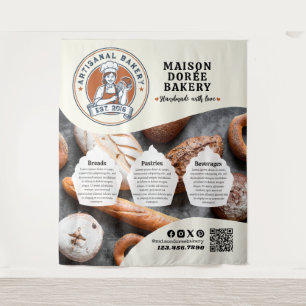 Tapete De Parede Padaria Loja Pastry Chef Sobremesa Doces Bolo Pade