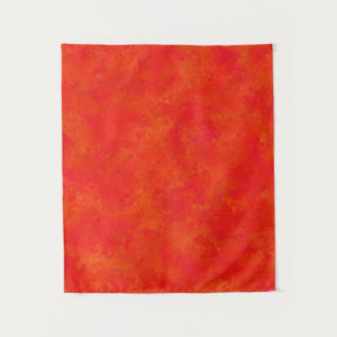 Tapete De Parede Padrão Abstrato Laranja Vermelho