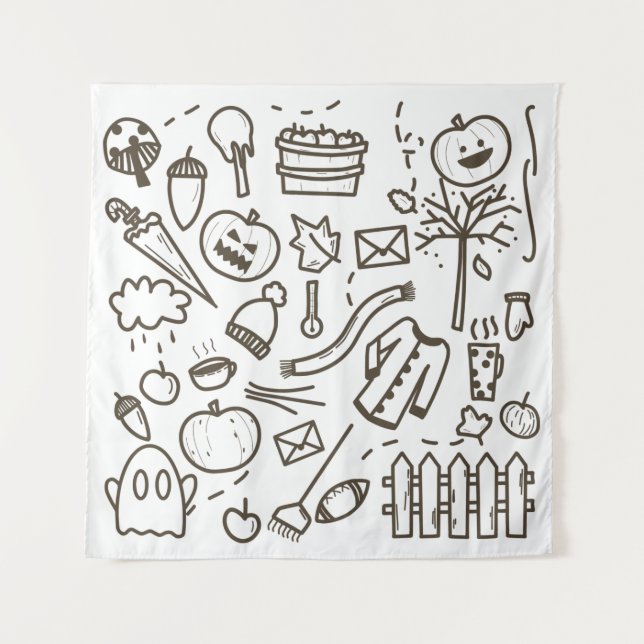 Tapete De Parede Padrão Bonito De Maçã De Halloween Sem Costura, Ha (Frente)