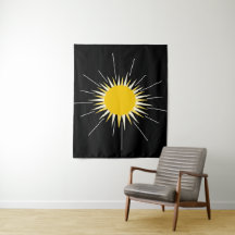 padrão brilhante de sol brilhante amarelo radiante