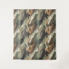 Tapete De Parede Padrão Clássico de Camuflagem Parede Decorativa