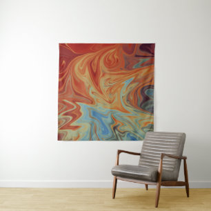 Tapete De Parede Padrão de abstrato de fluido