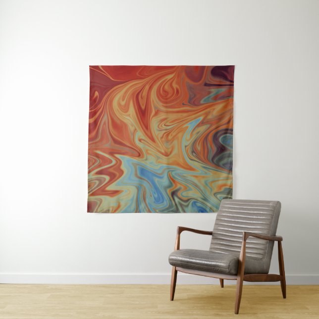 Tapete De Parede Padrão de abstrato de fluido (In Situ)