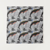 Padrão de animais aquáticos | vida submarina do oc