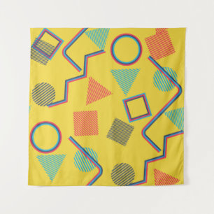 Tapete De Parede Padrão De Arte Pop Invisível. Textura Colorida a