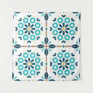 Tapete De Parede Padrão de azulejos cerâmicos