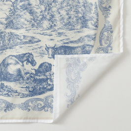 Tapete De Parede Padrão de Azulejos Delft Azul Vintage Romântico Rú