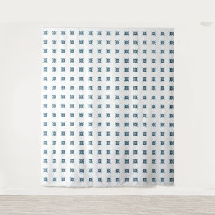 Tapete De Parede Padrão de Deco de Arte Azul