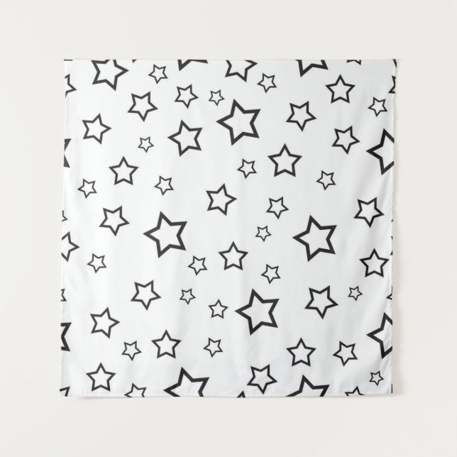 Tapete De Parede Padrão de estrelas (Frente)