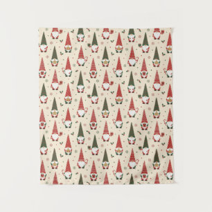 Tapete De Parede Padrão de festa de Gnome de Natal