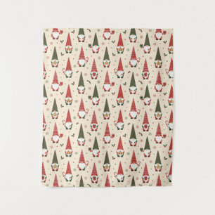 Tapete De Parede Padrão de festa de Gnome de Natal