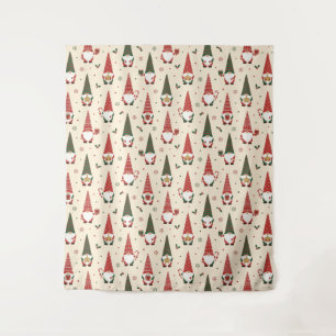 Tapete De Parede Padrão de festa de Gnome de Natal