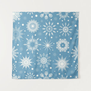 Tapete De Parede Padrão de flocos de neve