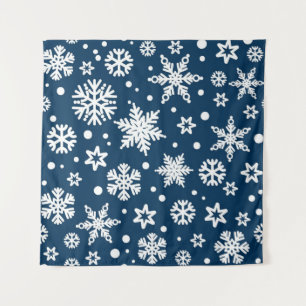 Tapete De Parede Padrão de flocos de neve