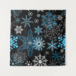 Tapete De Parede Padrão de flocos de neve