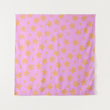 Padrão de Flor de Hippie Cor-de-Rosa-Cor-de-Pré-Pi