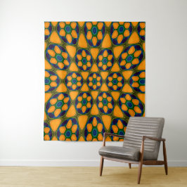 Tapete De Parede Padrão de Flores de Abstrato exclusivo