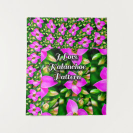 Tapete De Parede Padrão de Flores Tropicais Rosa