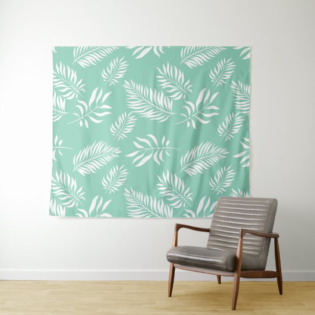 Tapete De Parede Padrão de Folhas 14 (In Situ (Horizontal))