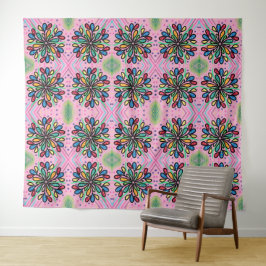 Tapete De Parede padrão de gotas d'água geométricas