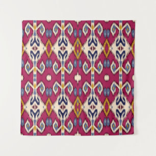 Tapete De Parede Padrão de ikat chevron étnico tradicional