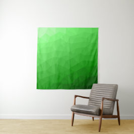 Tapete De Parede Padrão de malha geométrica gradiente verde claro