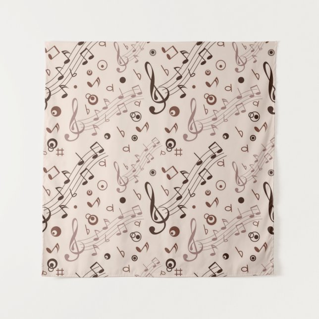 Tapete De Parede Padrão de música (Frente)